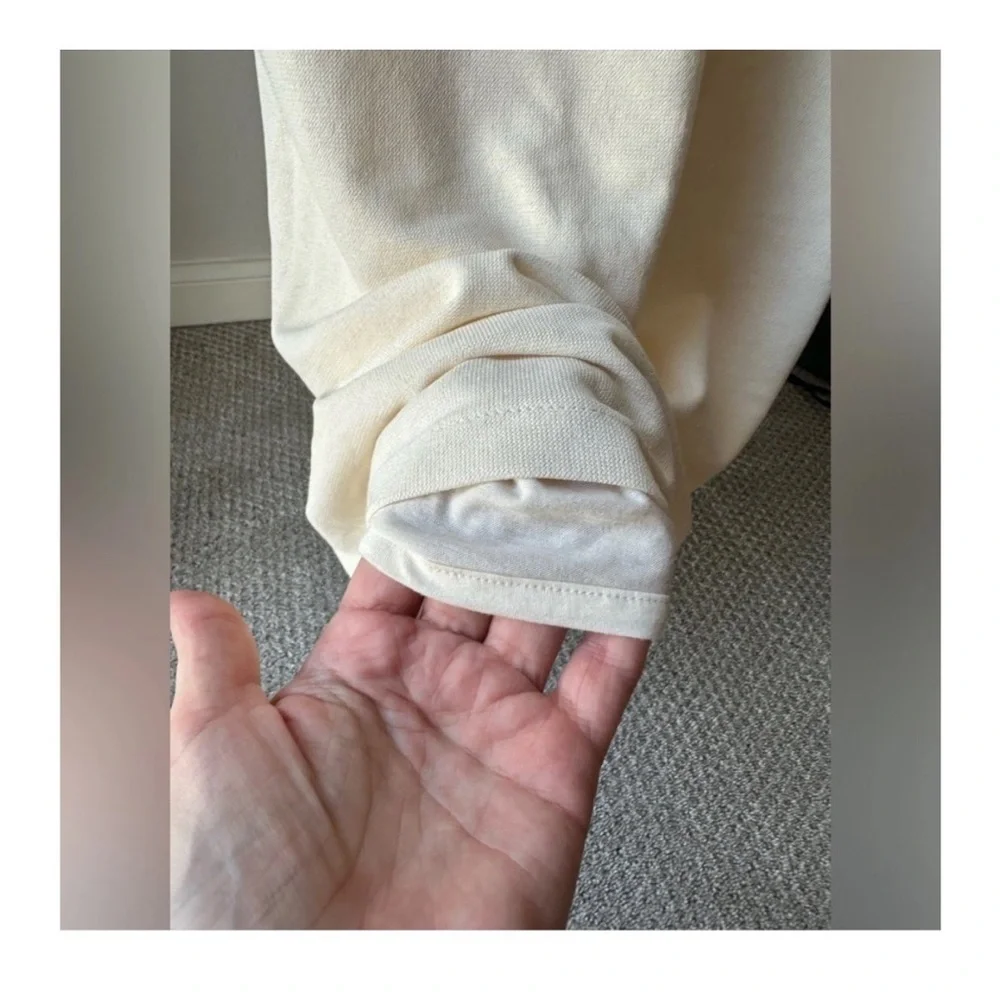 💄Massimo Dutti Cotton Cream Sleeveless  Open back Dress S - Picture 8 of 11